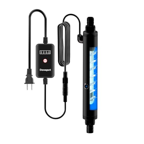 Devopet Aquarium U-V Light, Al-gae Clean Light for Fish Tank, Green Water Clean...