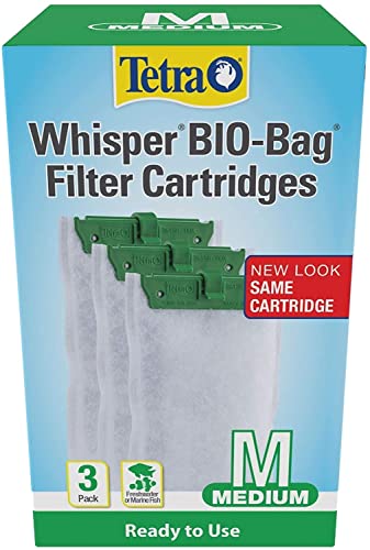 Tetra Whisper Bio-Bag Filter Aquarium Cartridges, Medium Filter for Freshwater...