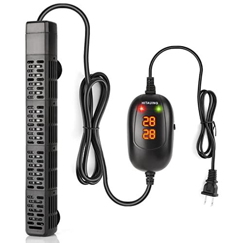 HiTauing Aquarium Heater, 50W/100W/200W/300W/500W Submersible Fish Tank Heater...
