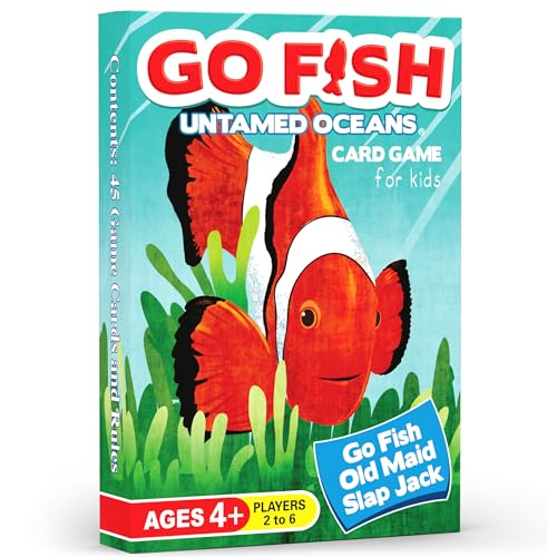 GO Fish Untamed Oceans, a Go Fish Card Game for Kids 4-8 and Up – Play Old...